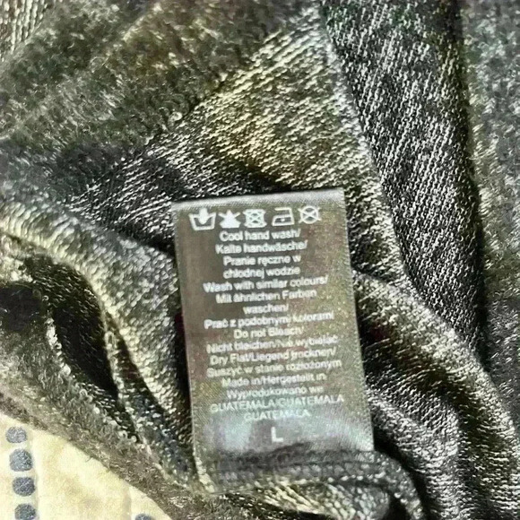 Gibson long sleeve Knotted bottom sweater size L - Picture 10 of 10